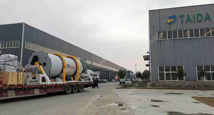 欧式7型发酵饲料烘干机发往天津